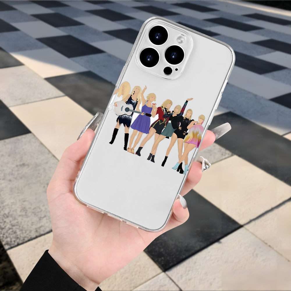 tylor swift Themed Transparent Phone case