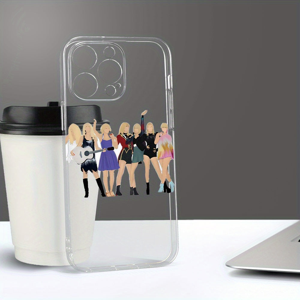 tylor swift Themed Transparent Phone case