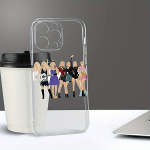 tylor swift Themed Transparent Phone case