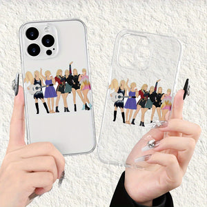 tylor swift Themed Transparent Phone case