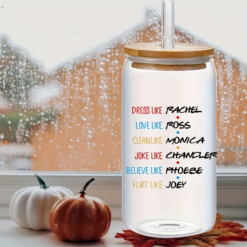 1pc Unique Friends TV Show Inspired Coffee Glass Cup
