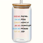 1pc Unique Friends TV Show Inspired Coffee Glass Cup