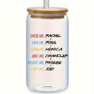 1pc Unique Friends TV Show Inspired Coffee Glass Cup