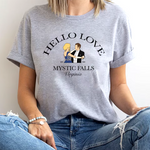 Hello Love Tshirt Vampire Diaries Shirt Klaus and Caroline