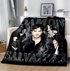 The Vampire Diaries Damon salvatore printed blanket