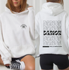 Damon Salvatore Letter Print Hoodie