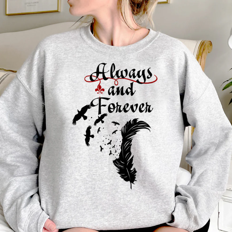 Women's TVD Printed Grey Sweatshirt