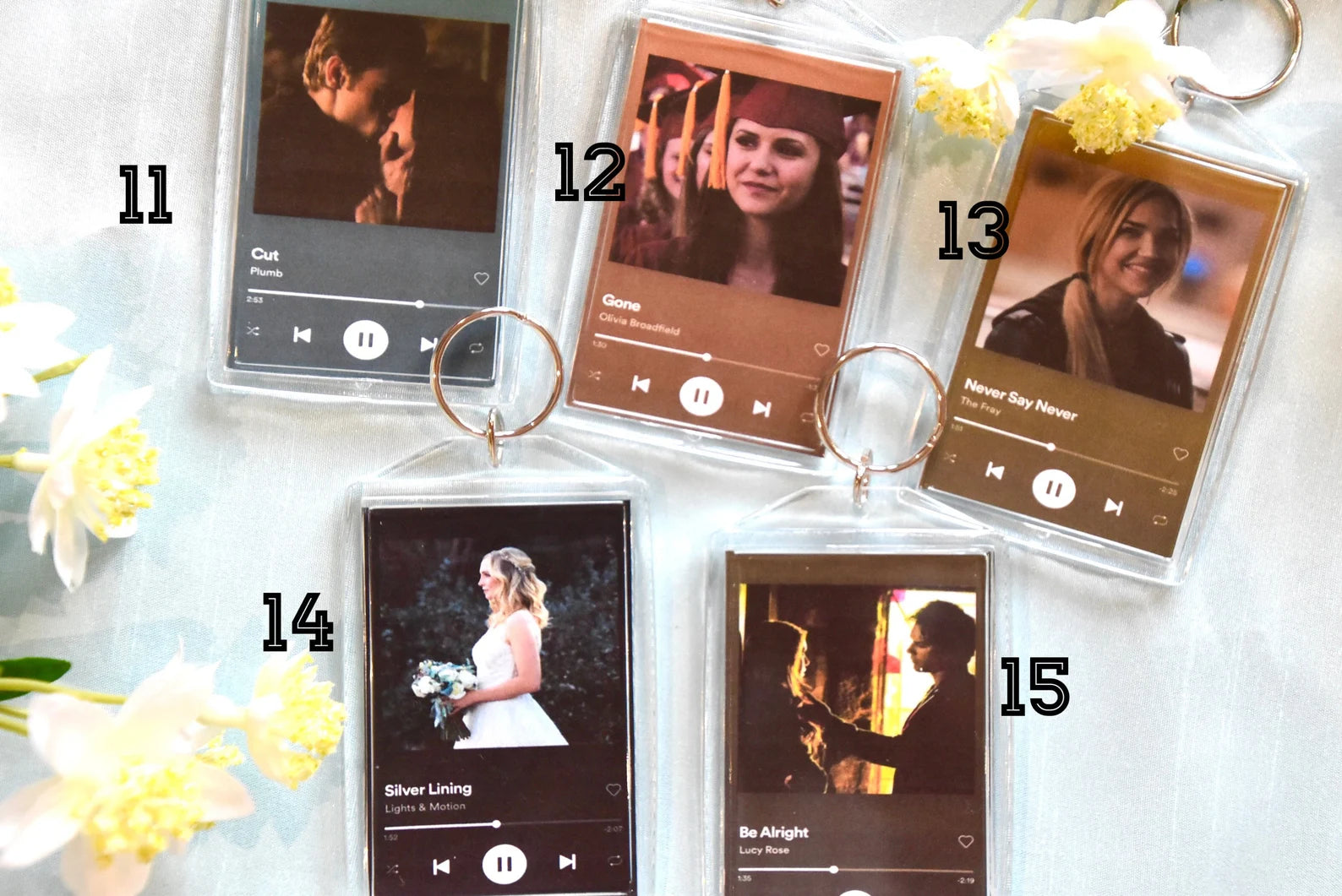The Vampire Diaries Spotify keyrings | TVD | Salvatore | Delena keyring