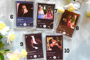 The Vampire Diaries Spotify keyrings | TVD | Salvatore | Delena keyring