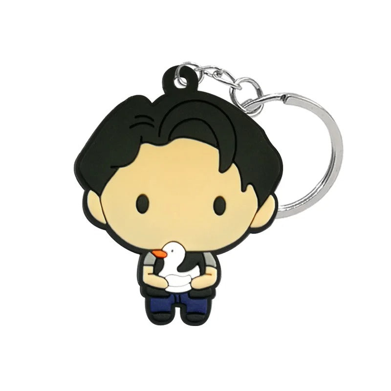 1PCS New Keychain Classic Old Friends Key Chain