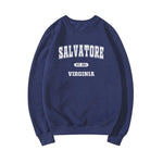 Mystic Falls Sweatshirt Salvatore Unisex Long Sleeve