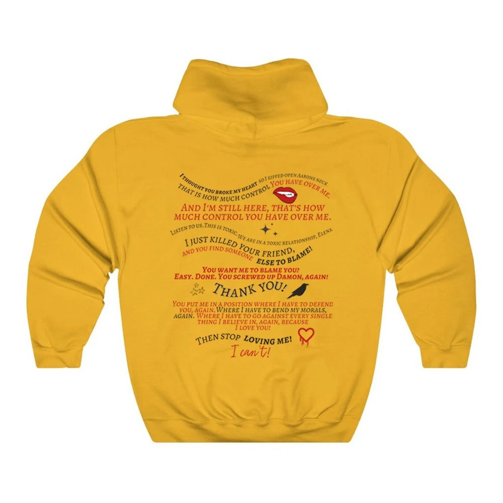 Vampire Diaries Hoodie Trendy Retro  Sweatshirt