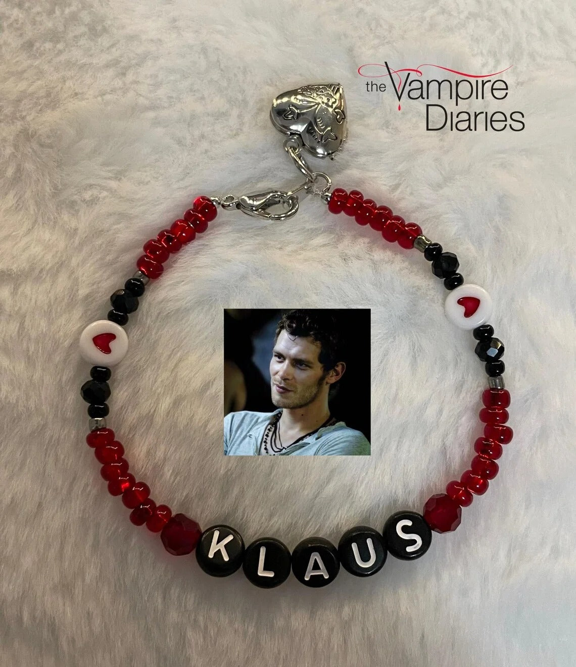 Damon, Stefan Salvatore, Klaus, Elijah inspired beaded bracelets
