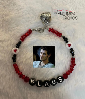 Damon, Stefan Salvatore, Klaus, Elijah inspired beaded bracelets