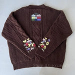 2025 Eras Cardigan for Women Autumn Winter Flower Embroidered