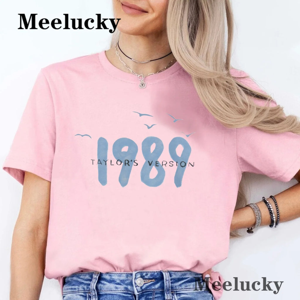 Taylors Version 1989 Print T-Shirt Original Street-Shirts