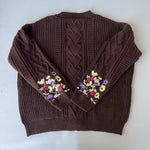 2025 Eras Cardigan for Women Autumn Winter Flower Embroidered