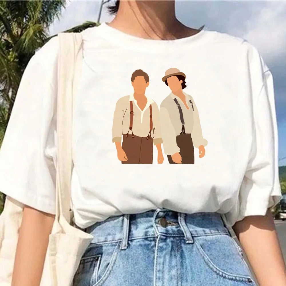 Summer Casual TVD Graphic Women's Loose T-Shirt