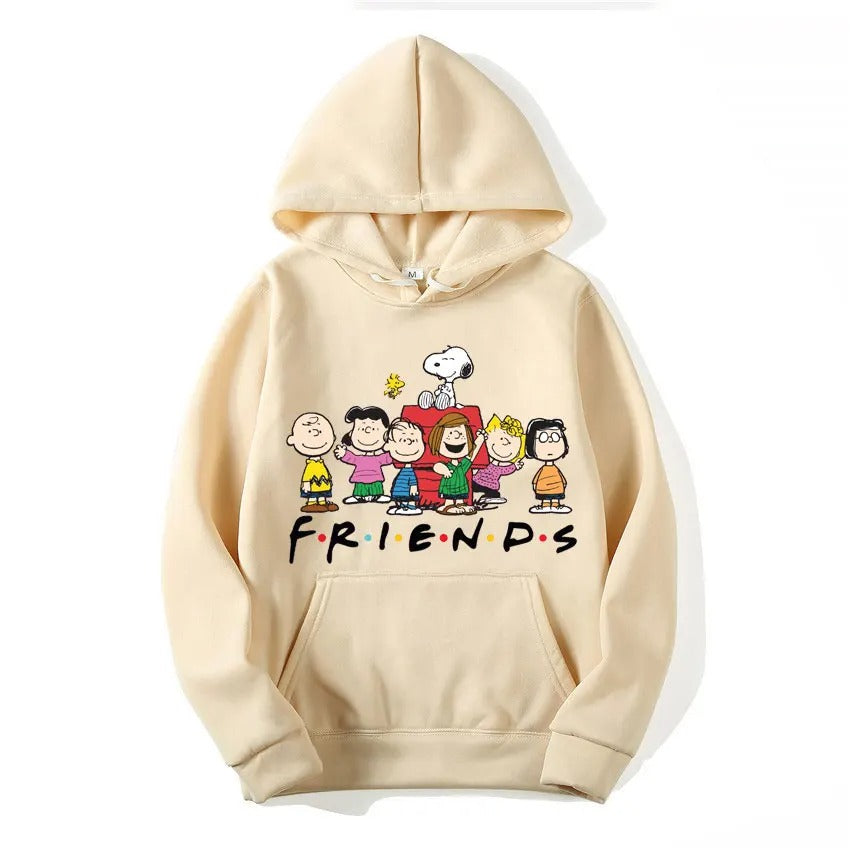 Snoopy Friends Cartoon Anime Women Pullover
