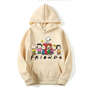Snoopy Friends Cartoon Anime Women Pullover