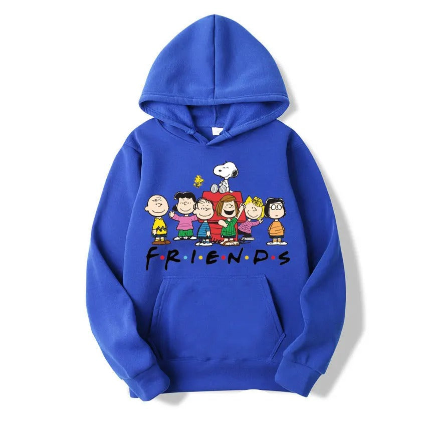 Snoopy Friends Cartoon Anime Women Pullover