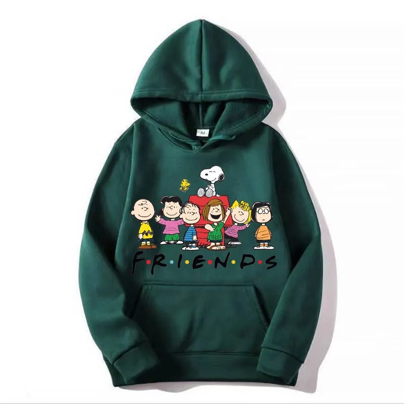 Snoopy Friends Cartoon Anime Women Pullover