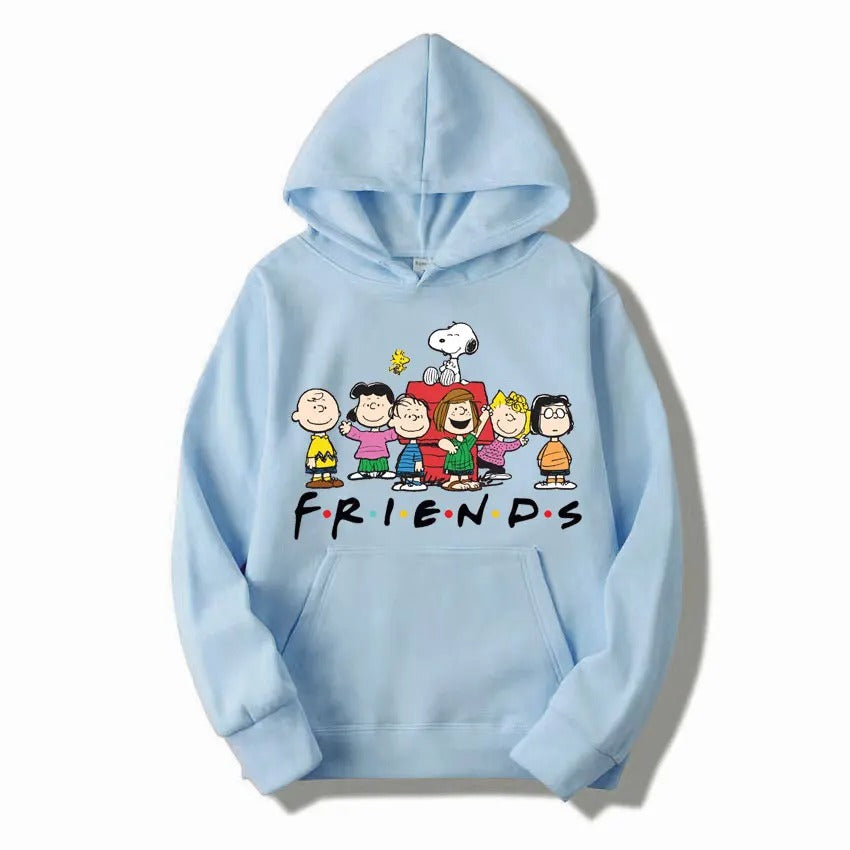 Snoopy Friends Cartoon Anime Women Pullover