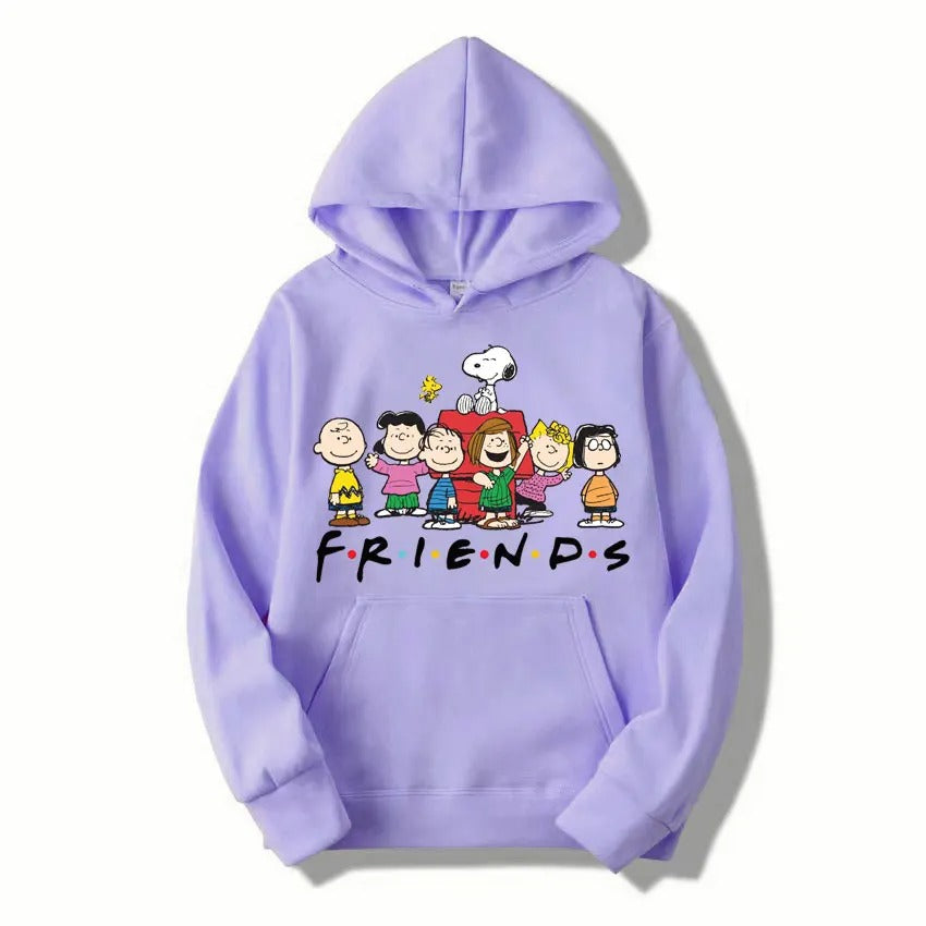 Snoopy Friends Cartoon Anime Women Pullover