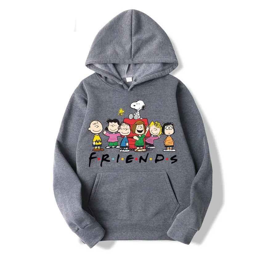 Snoopy Friends Cartoon Anime Women Pullover