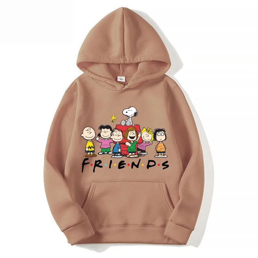 Snoopy Friends Cartoon Anime Women Pullover