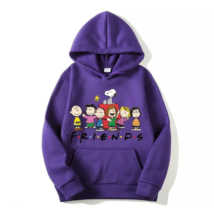 Snoopy Friends Cartoon Anime Women Pullover