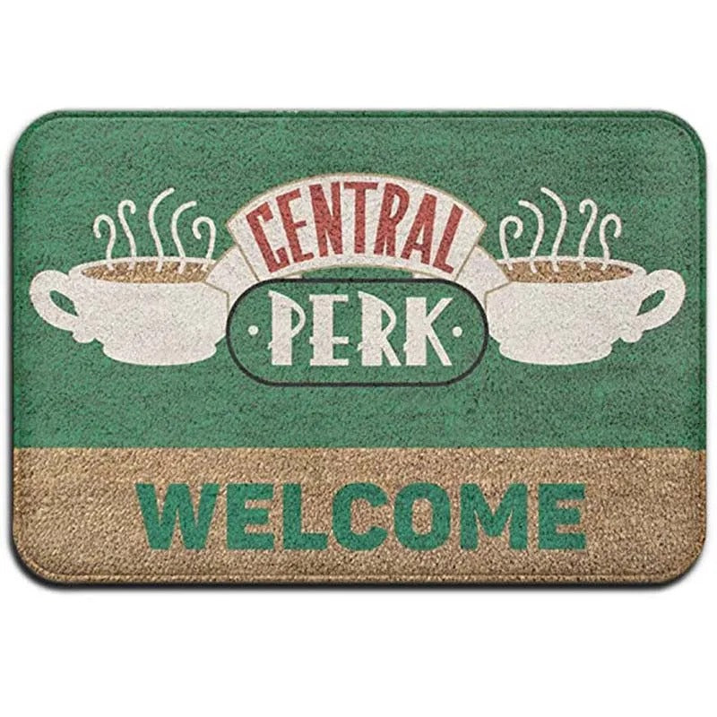 Classic Friends Welcome Door Mat for Bathroom Kitchen