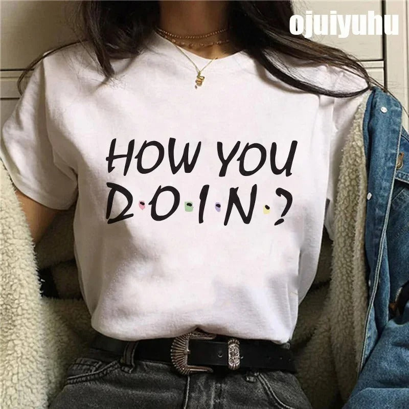 Friends Tv Show Funny Cartoon T Shirt