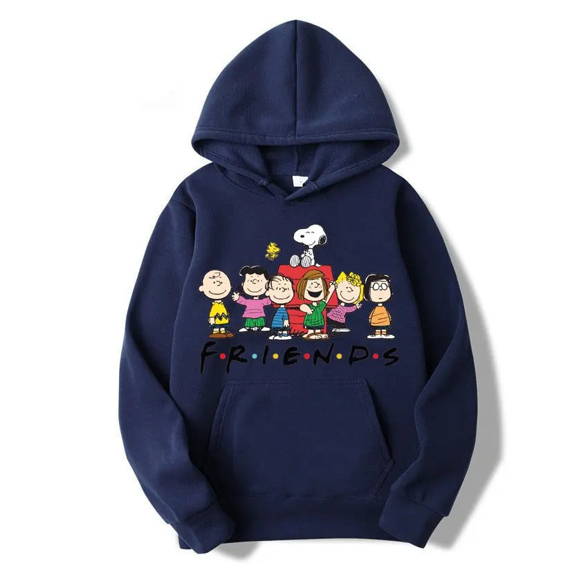 Snoopy Friends Cartoon Anime Women Pullover