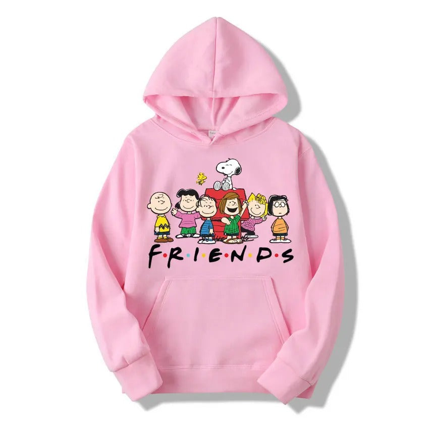 Snoopy Friends Cartoon Anime Women Pullover