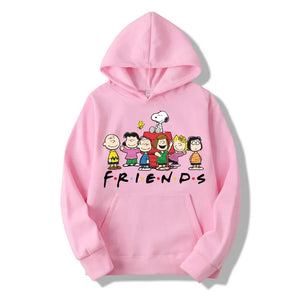 Snoopy Friends Cartoon Anime Women Pullover