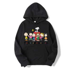 Snoopy Friends Cartoon Anime Women Pullover